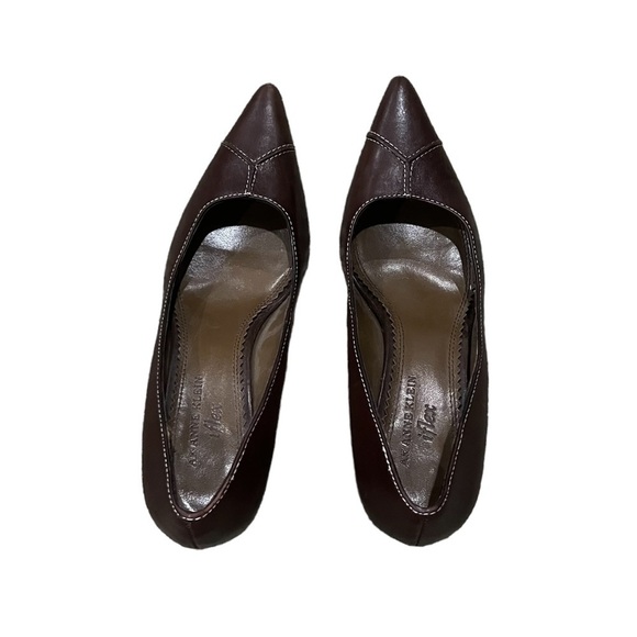 Anne Klein iflex Brown Pointed Toe Heels Size 7 1/2 - Picture 5 of 9